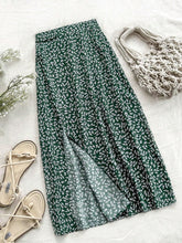 Dreamara Women's Vacation Ditsy Floral Casual Slit Skirt